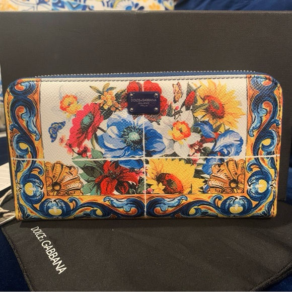 Dolce & Gabbana Majolica Wallet New - Picture 6 of 6